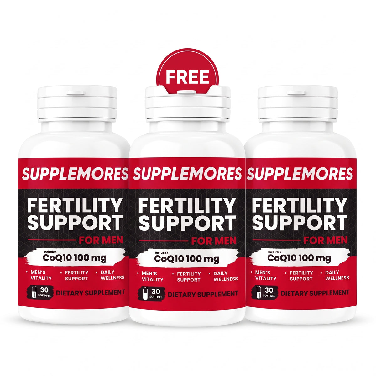Fertility Support For Men (3 Packs) Supplemores