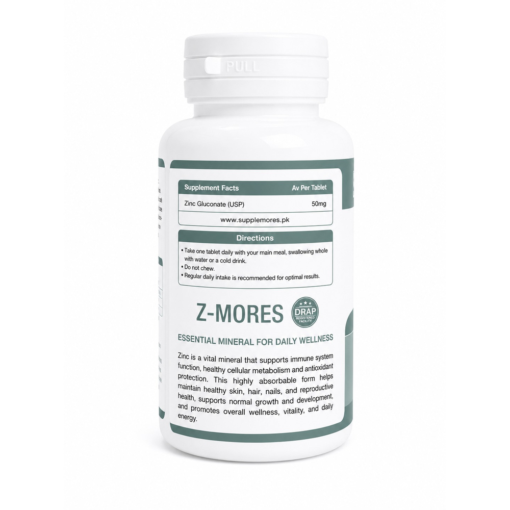 Zinc 50mg Supplemores