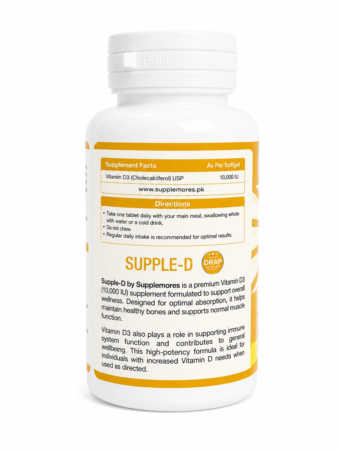 Vitamin D3 10,000 IU (30 Softgels)
