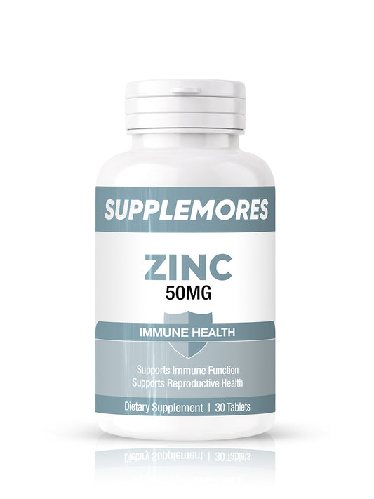 Zinc 50mg (30 Tablets) Supplemores