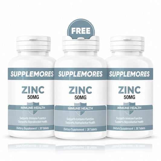 Zinc 50mg (3 Packs) Supplemores