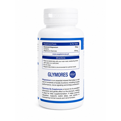 Magnesium Glycinate 550mg Supplemores
