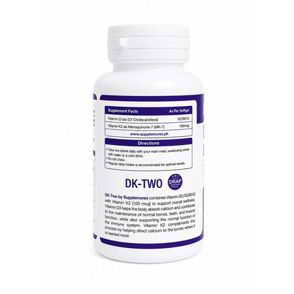 Vitamin D3 10,000 IU + K2 100 MCG Supplemores